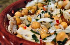 Salted Cod and Chick Pea Salad