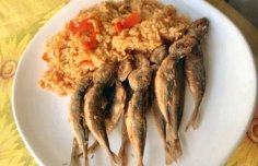 Fried Horse Mackerel with Rice