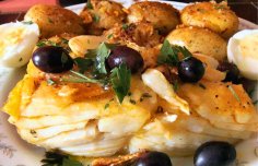 Amazing Fried Codfish with Olives