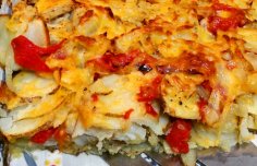 Tasty Scalloped Potatoes with Peppers