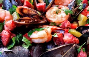 Mussels with Shrimp and Chouriço