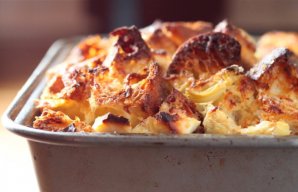 Deliciously Crusty Bread Pudding