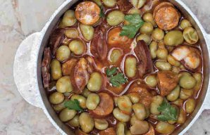 Delicious Green Fava Beans Stew