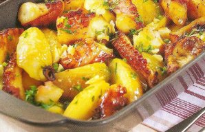 Roasted Octopus with Potatoes