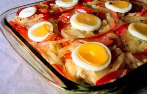 Cod Casserole with Cabbage