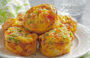 Yum Baked Vegetable Cupcake Omelettes