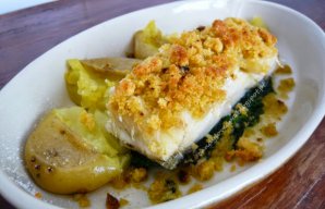 Tasty Baked Codfish with Olive Oil