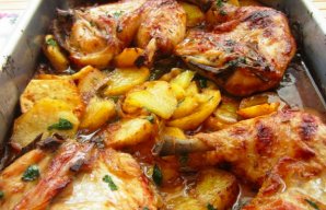 Yummy Roast Chicken and Potatoes