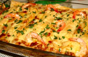 Amazing Portuguese-Style Shrimp Lasagna