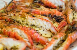 Grilled Butter and Garlic Shrimp