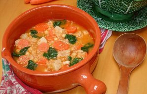 Easy Pork and Chickpea Soup