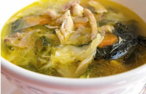 Chicken and Kale Soup (Sopa de Frango e Couve)