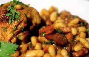 Beans with Chicken and Chouriço