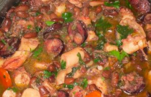 Yum Octopus and Bean Stew