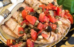 Liz's Grilled Tuna with Capers