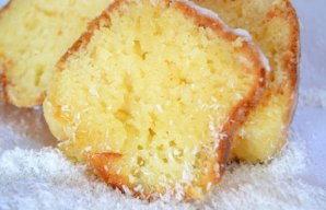 Delicious and Moist Milk and Coconut Cake