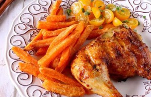 Spicy Piri Piri Chicken with Fries