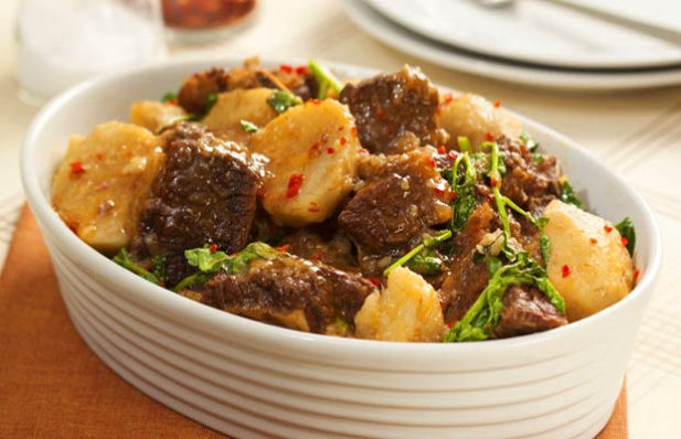 Portuguese-Style Beef and Yam Stew