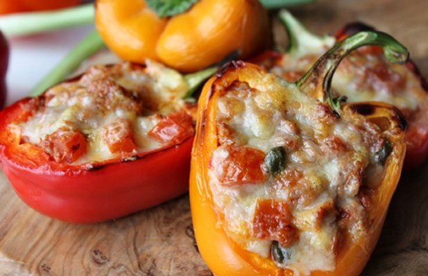 Tasty Tuna Stuffed Peppers