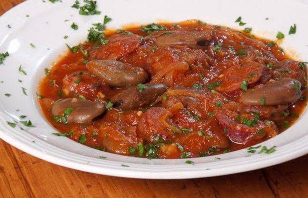 Fava Beans Stew with Chouriço