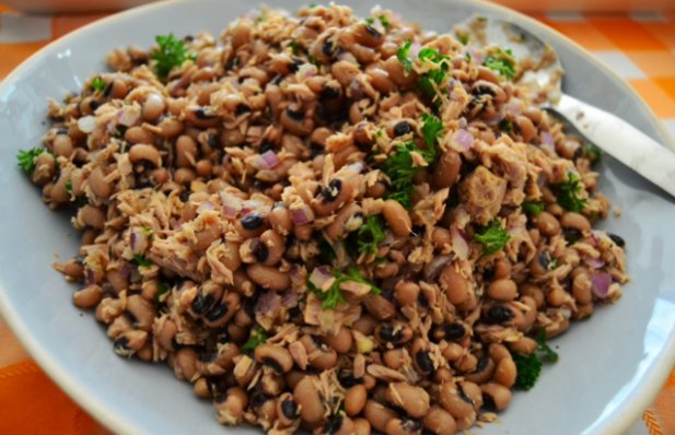 Black Eyed Beans Tuna Salad