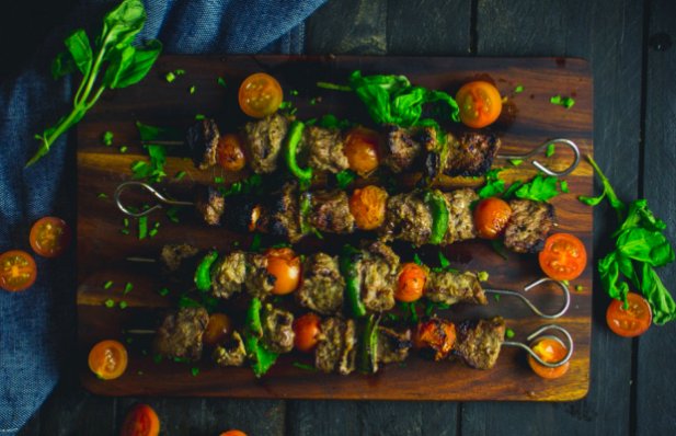 Yum Marinated Beef Skewers