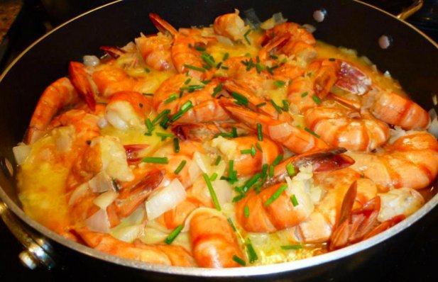 Mouthwatering Shrimp with Mustard