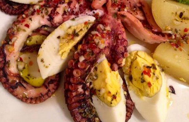 Octopus with Olive Oil Sauce