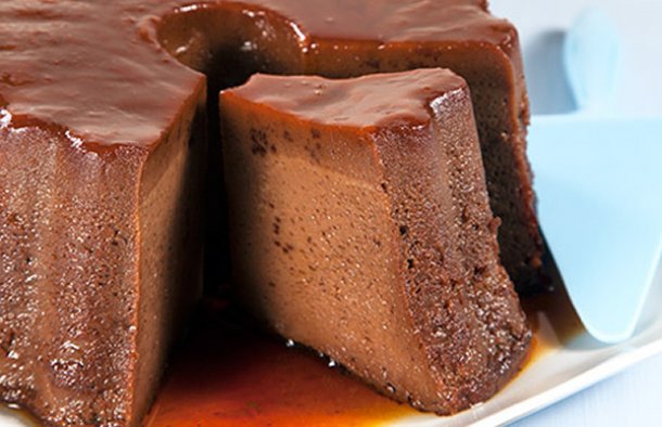 Chocolate Pudding with Caramel