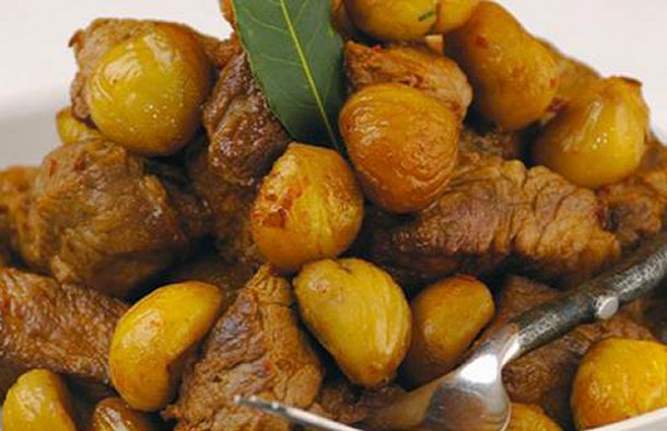 Very Flavorful Pork with Chestnuts