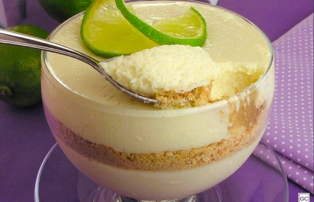 Refreshing Simple Lime Mousse