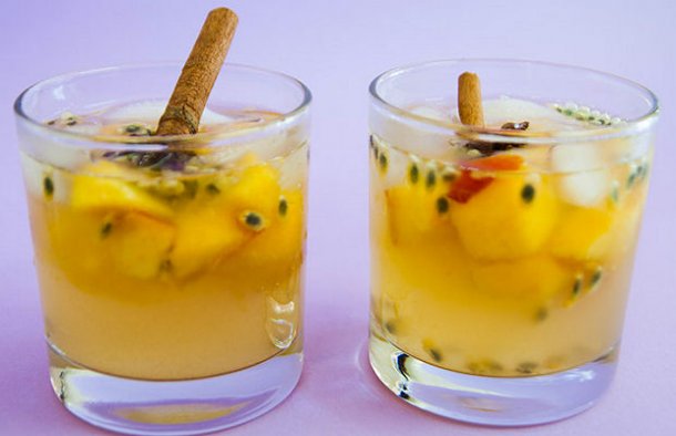 Wine and Passion Fruit Sangria