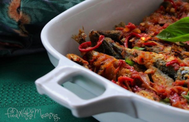 Fried  Horse Mackerel with Sauce