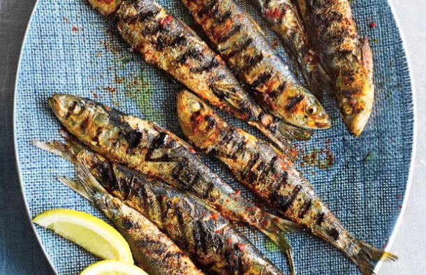 Crispy Griddle Grilled Sardines