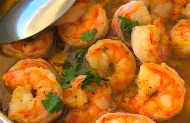 Yum Garlic and Coriander Shrimp