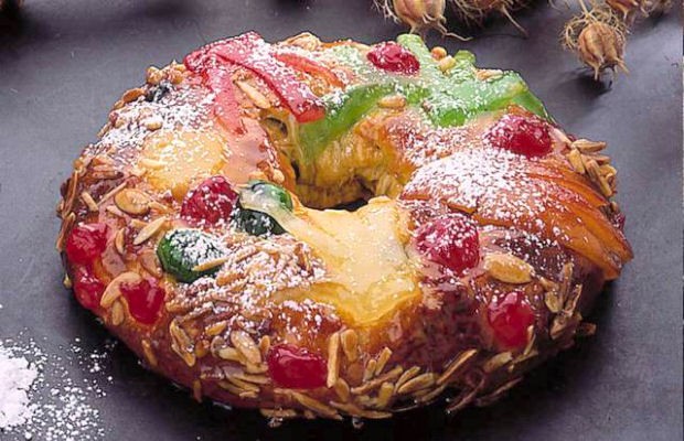 Traditional Bolo Rei (King Cake)